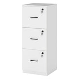 Levede File Cabinet 3 Drawers Filing Storage Cabinet - Extra Image
