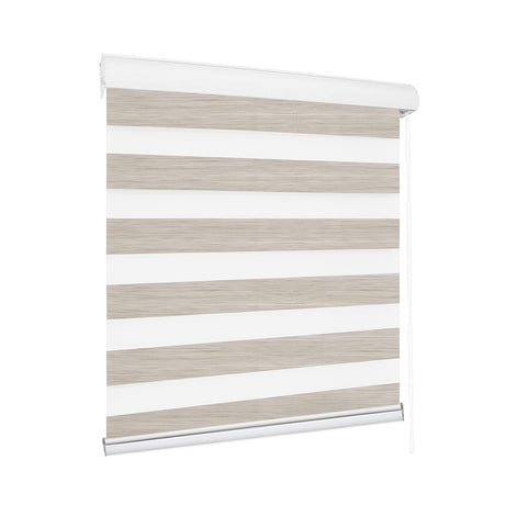 Marlow Blackout Zebra Roller Blind Curtains 150x210 Beige-2018816829740421120