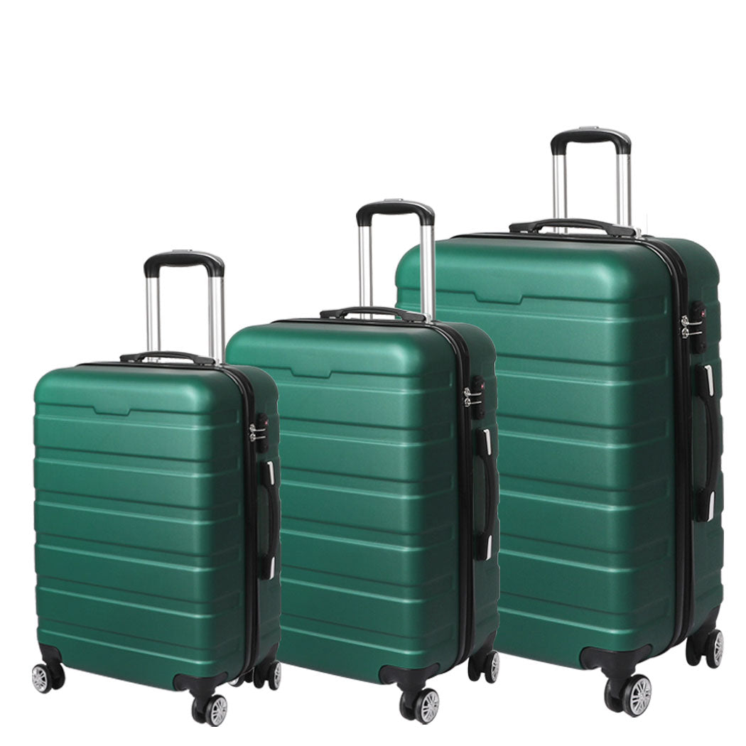 Slimbridge 3PC Luggage sets Suitcase Green-2006733066688663552
