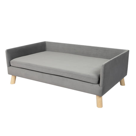 PaWz Pet Sofa Bed Dog Warm Soft Lounge Grey-1954802551803219968