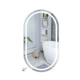 EMITTO LED Wall Mirror Oval Anti-fog 60x100cm-2006733284142354432