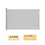 BoPeep Retractable Baby Safety Gates 300cm Grey 300 cm - Low Angle