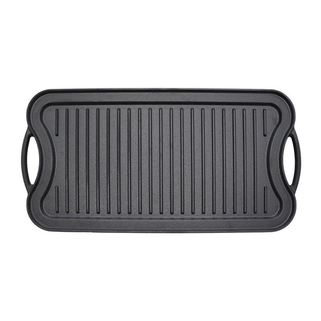 Toque 50.5cm Reversible Cast Iron Griddle Pan Non-Stick-2011971111960580096