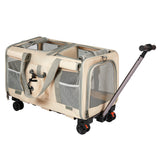 Pawz Pet Carrier 4 Wheel Portable Rolling Foldable-2018816793086398464