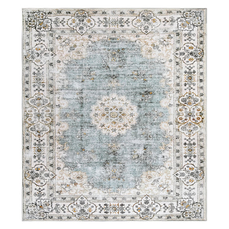 Marlow Floor Rug Short Pile Washable Vintage Carpet Soft Plush Non Slip 200x230-2018816822614298624