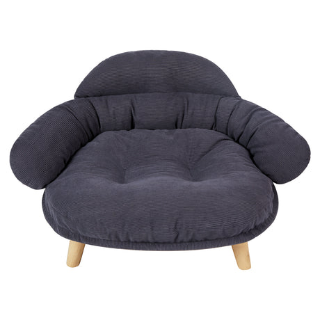 Pawz Elevated Pet Dog Cat Sofa Bed Couch XL Size Grey-2006732904096468992