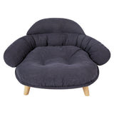 Pawz Elevated Pet Dog Cat Sofa Bed Couch XL Size Grey - Extra Image
