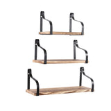 Levede Floating Shelf Brackets Display - Low Angle