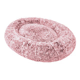TheNapBed Memory Foam Pet Bed Pink - Low Angle