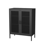 Levede Storage Cabinet Steel Kitchen Black - Extra Image