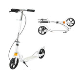 MONVELO Adult Commuter Foldable Scooter White - Low Angle