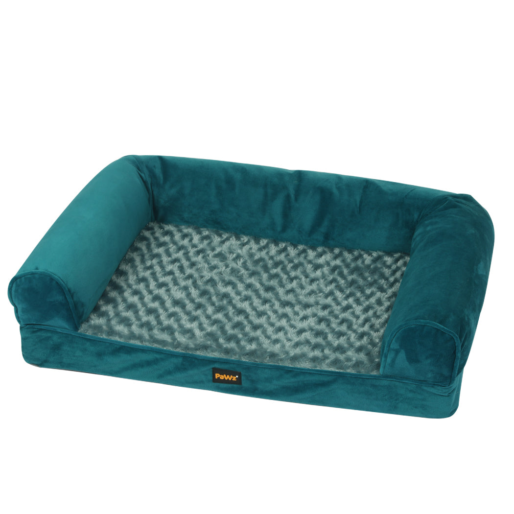 PaWz Pet Bed Sofa Dog Bedding Soft Warm L Blue Large-1954802514780098560