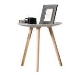 Levede Side Table Coffee Bedside End White - Low Angle
