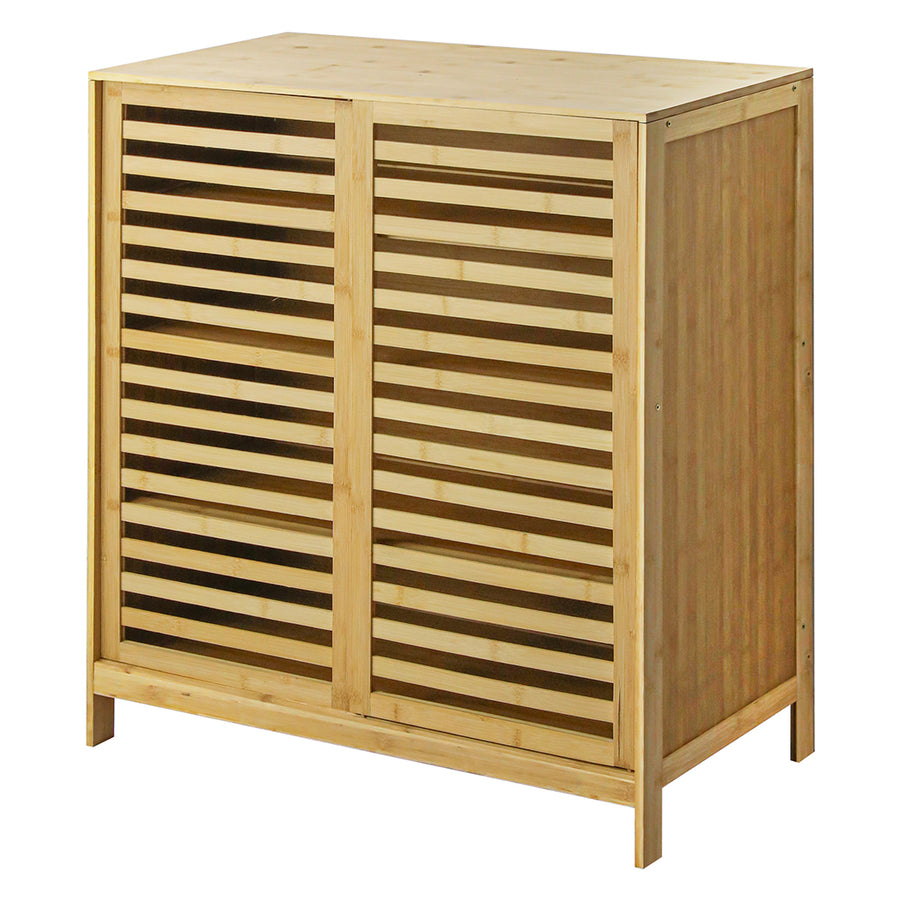 Levede Bamboo Storage Cabinet Freestanding Natural-2018816867677900800