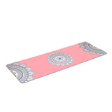 Centra Yoga Mat Foldable Non-Slip Exercise Pink - Low Angle
