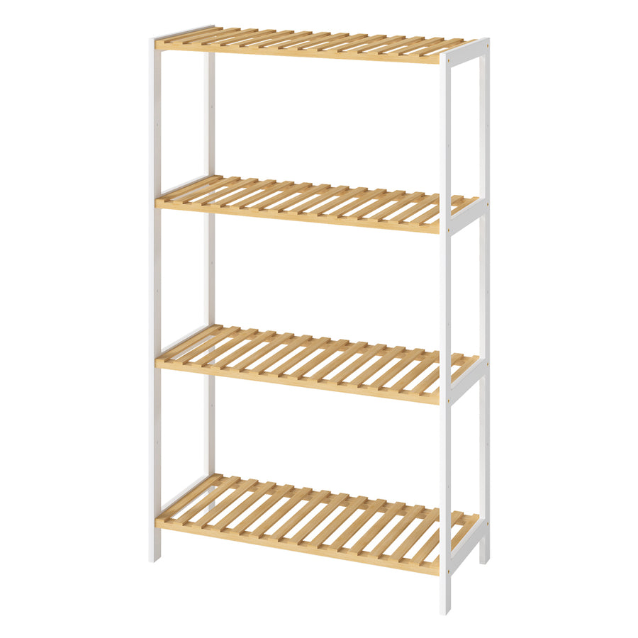 Levede Bamboo Storage Rack 4 Tier Shelf Shoe Organiser-2011971110614208512