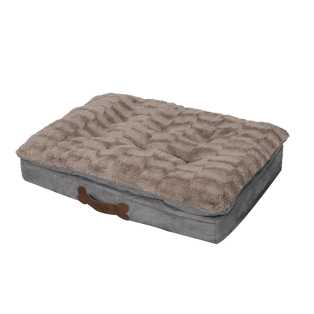 PaWz Dog Calming Bed Pet Cat Removable L Khaki Large-2018816805031776256