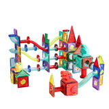 Kids Magnetic Tiles Blocks Dinosaur - Low Angle