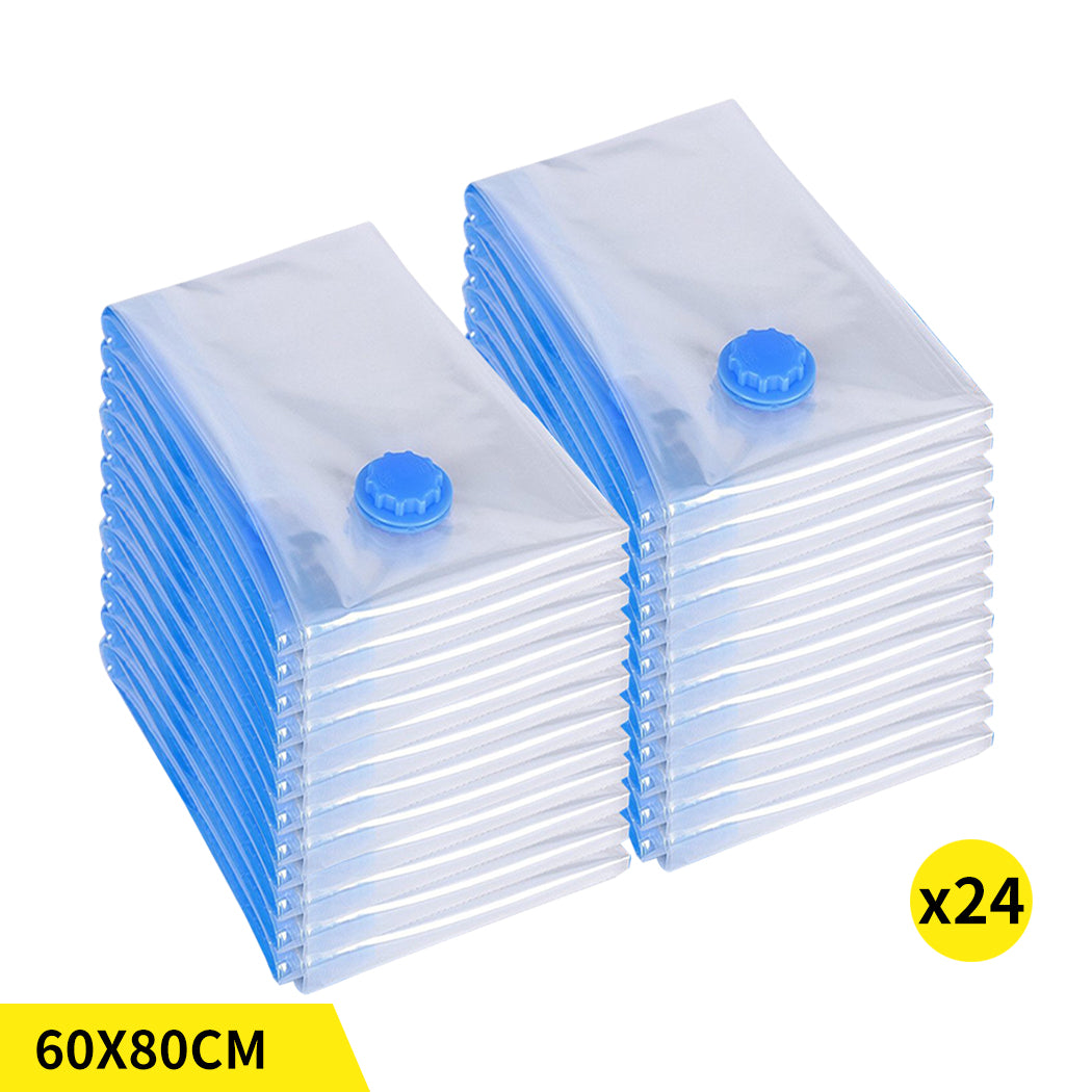 Vacuum Storage Bags Save Space Seal 60x80cm-24PK-2018816699683442688