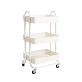 Levede 3 Tiers Kitchen Trolley Cart White - Extra Image
