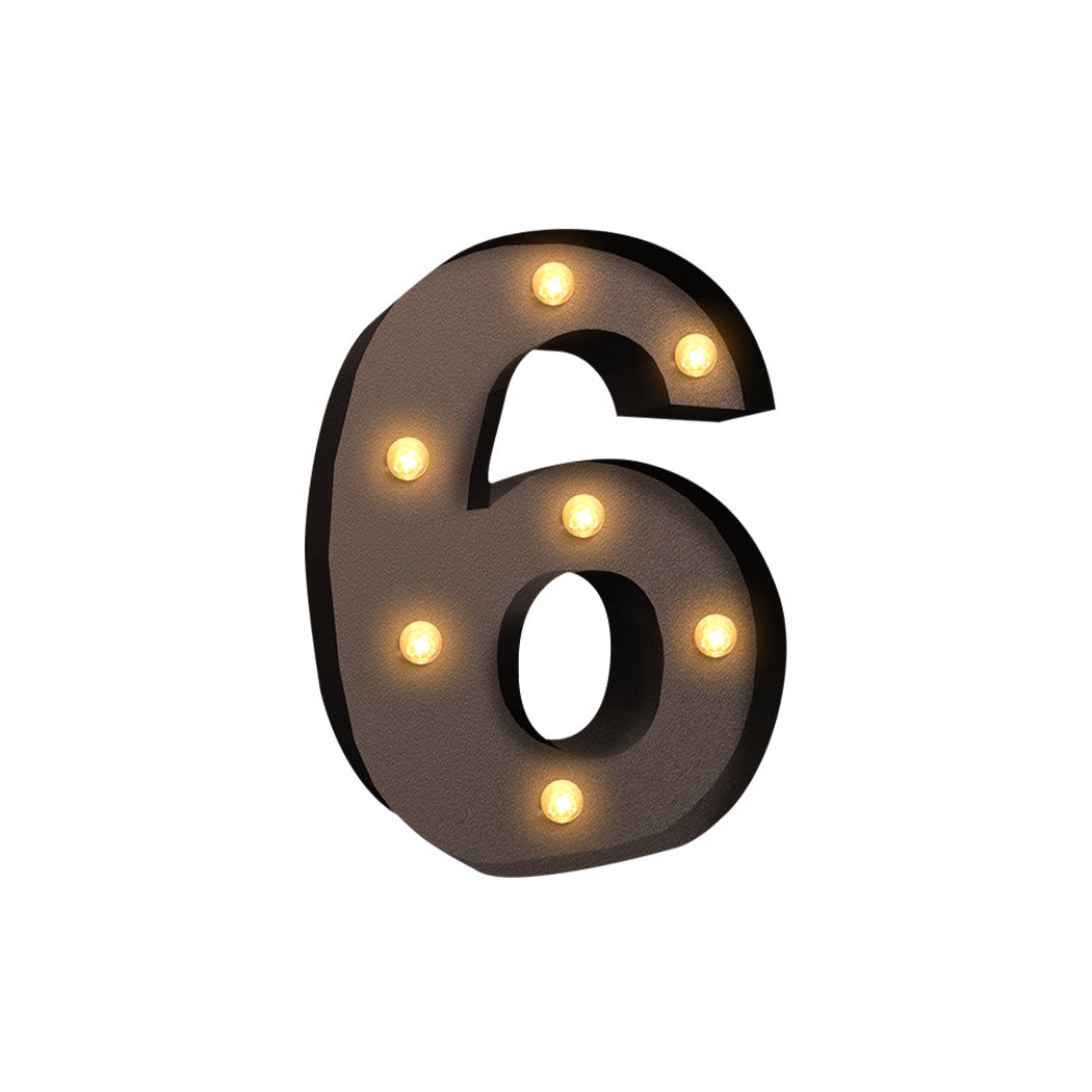 LED Metal Number Lights Free Standing-1954803064712073216