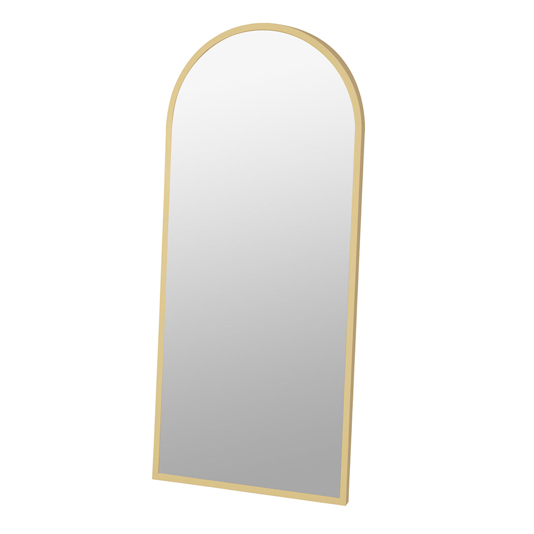 Yezi Floor Mirror Full Length Mirrors 1.8M Gold White-2006733284486287360