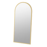 Yezi Floor Mirror Full Length Mirrors 1.8M Gold White-2006733284486287360