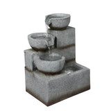 Lambu Electric Fountain Water Bird Bath - Close-Up Angle