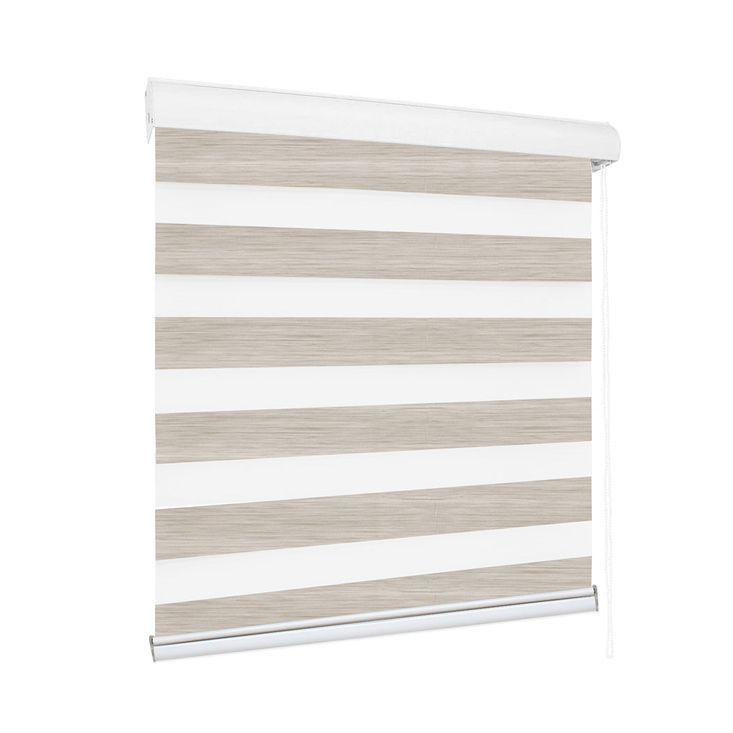 Marlow Blackout Zebra Roller Blind Curtains 180x210 Beige-2018816833234276352