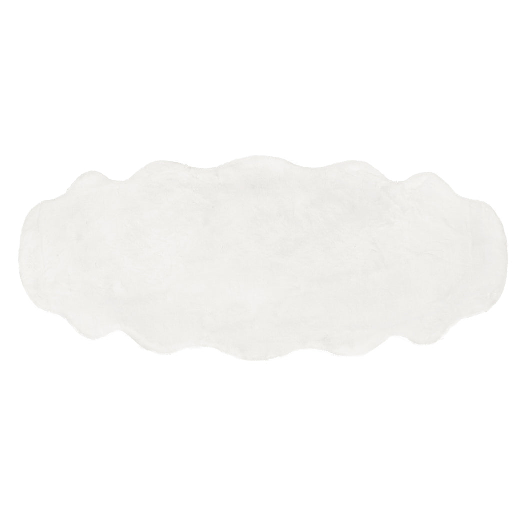 Marlow Floor Rug Area Rugs Cloud Fluffy 60X160cm White-2018816752720416768