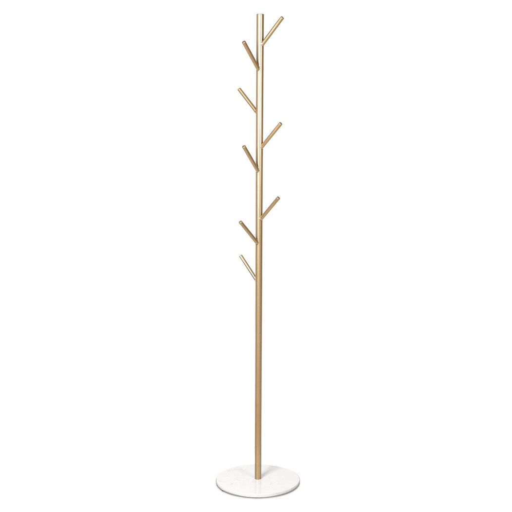 Levede Coat Rack Hat Clothes Stand Hanger Gold-2018816734156427264