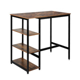 Levede High Bar Table Pub Industrial - Low Angle