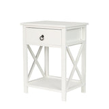 Levede 1x Bedside Tables Drawers Side - Low Angle