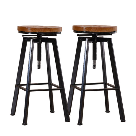 Levede 2x Bar Stools Industrial Kitchen-2018816897436487680