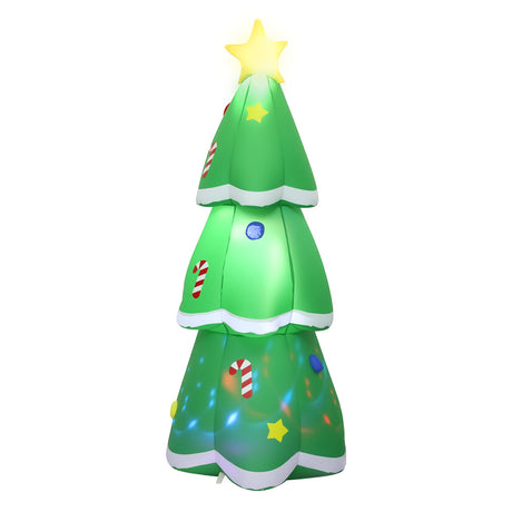 Santaco Inflatable 1.5M Christmas Tree Flashing Light-1952534170152603648
