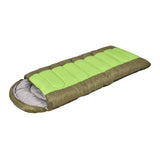 Mountview Sleeping Bag Outdoor Camping Green - Low Angle