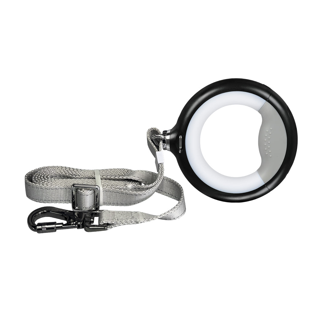 PaWz LED Dog Leash Lead Walking Rope Black-1954802564478406656