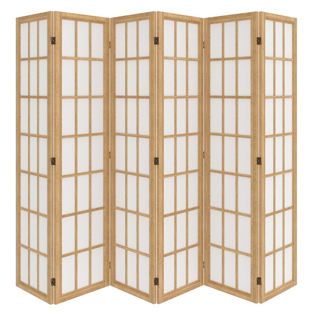 Levede 6 Panel Room Divider 170cm Freestanding Screen-2006732767794171904