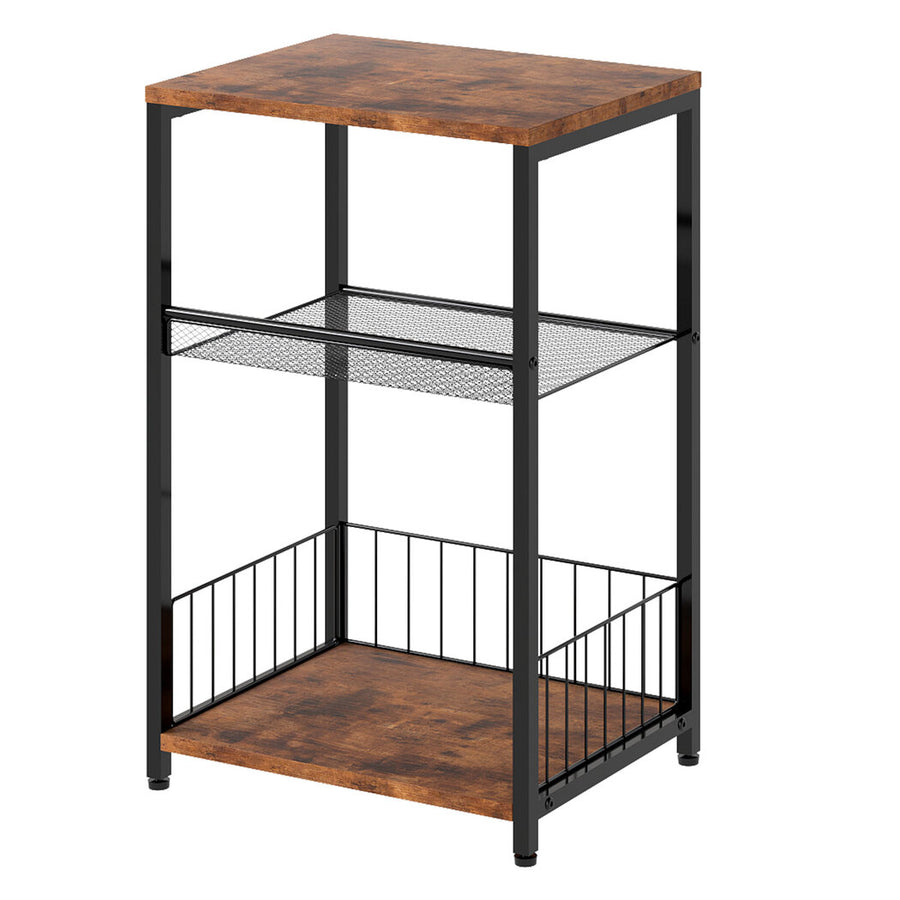 Levede Side Table 3-Tier Storage Shelf Modern Table-2011971113818656768