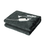 DreamZ Electric Throw Blanket Heated Timer Bedding Washable Warm Winter Snuggle - Close-Up Angle