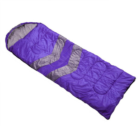 Mountview Single Sleeping Bag Bags Outdoor Purple-1954802651778650112