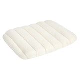 Pawz M Size Orthopedic Dog Bed with Sherpa Plush Removable Cover in White - Extra Image