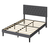 Levede Bed Frame Upholstered Platform Mattress Base Queen-2011971106671562752