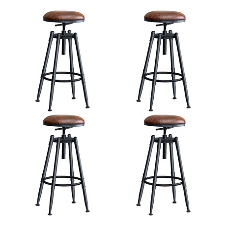 Levede 4x Bar Stools Industrial Kitchen-2018816924095483904