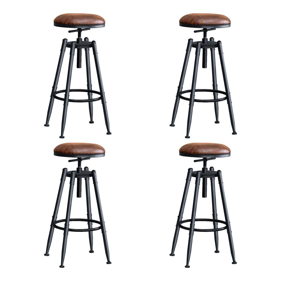 Levede 4x Bar Stools Industrial Kitchen-2018816924095483904