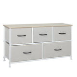 Levede Storage Cabinet Tower Chest Beige-2006733261870600192