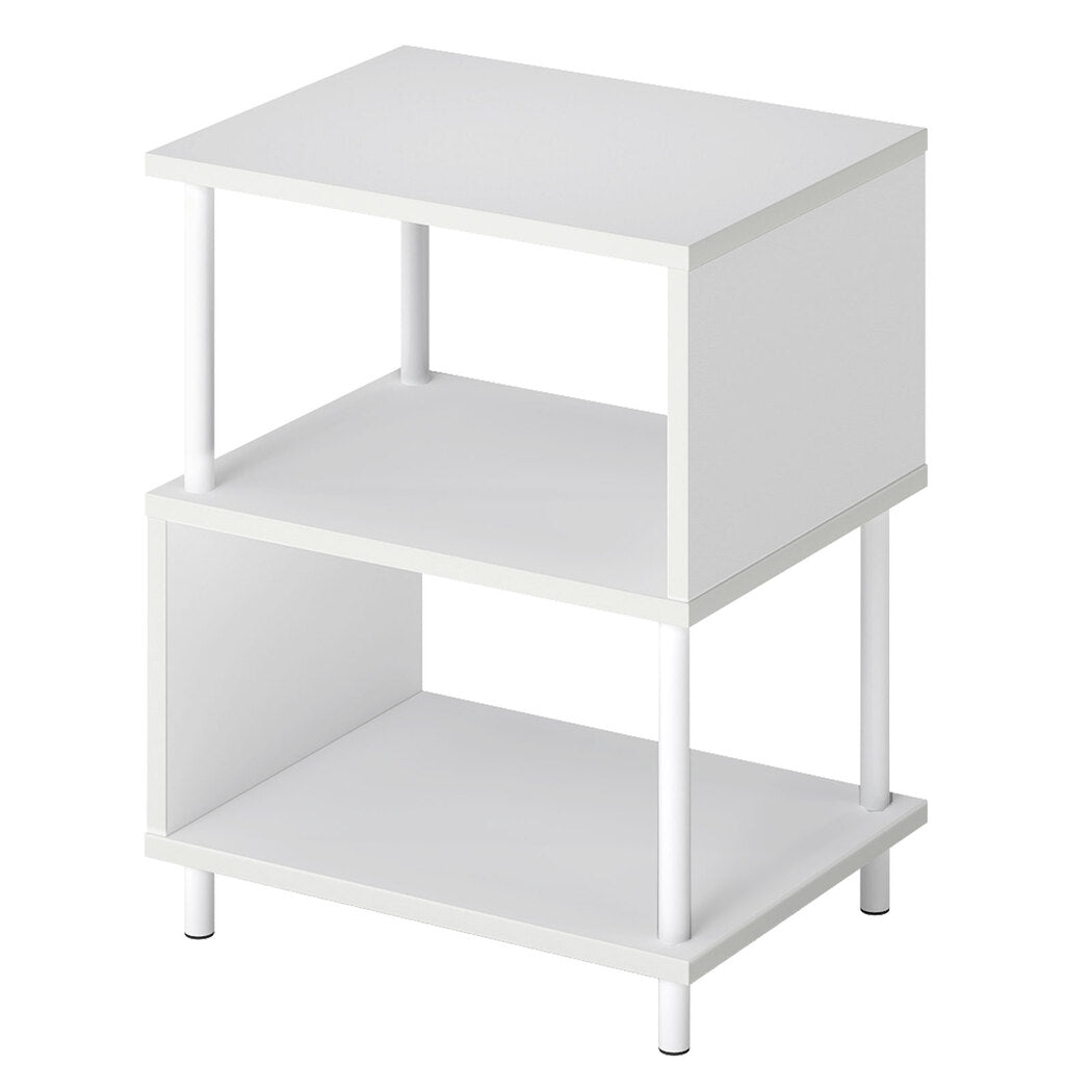 Levede Modern Side Table 3‑Tier Storage Bedside Table-2011971114502328320