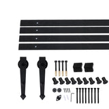 Levede Sliding Barn Door Hardware Track - Low Angle