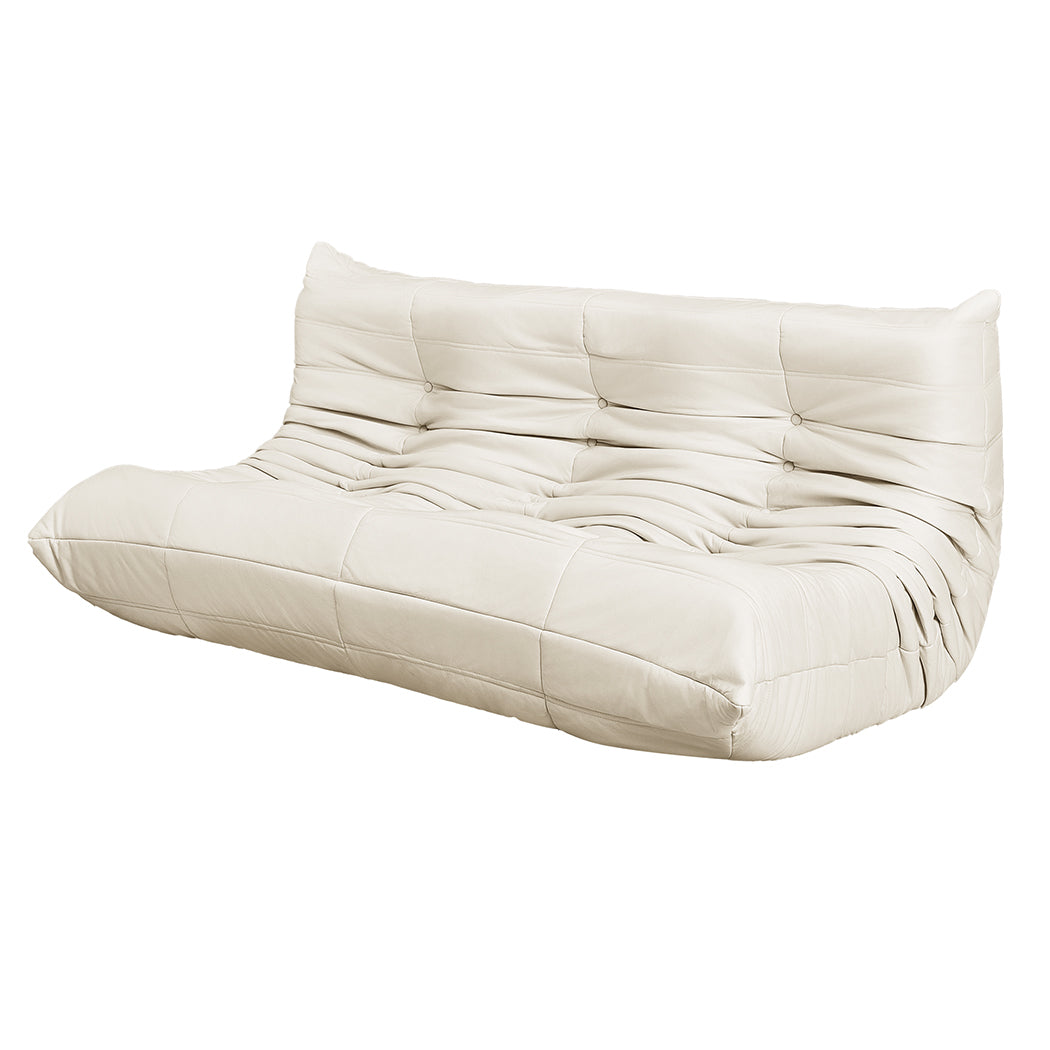 Levede 3 Seaters Floor Sofa Caterpillar Lounge-1954802350560514048