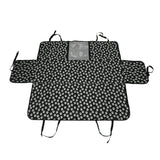 PaWz Pet Back Car Seat Cover Hammock Black - Low Angle